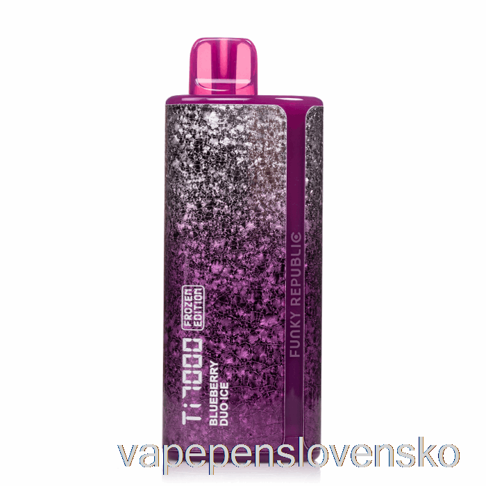 Funky Lands Ti7000 Jednorazové čučoriedkové Duo Ice Vape Slovensko